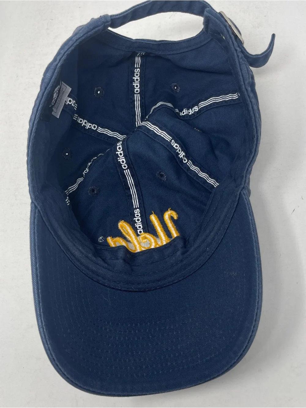 ADIDAS x UCLA BRUINS Adjustable Baseball Dad Hat Cap Strapback Blue Yellow
